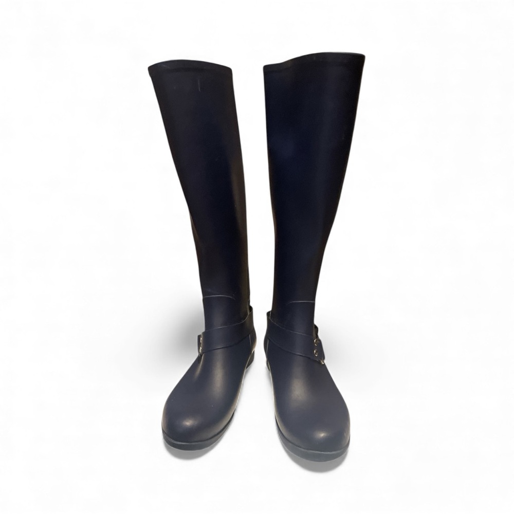 Steve Madden Tsunami Blue navy raining Boots - Picture 4 of 9